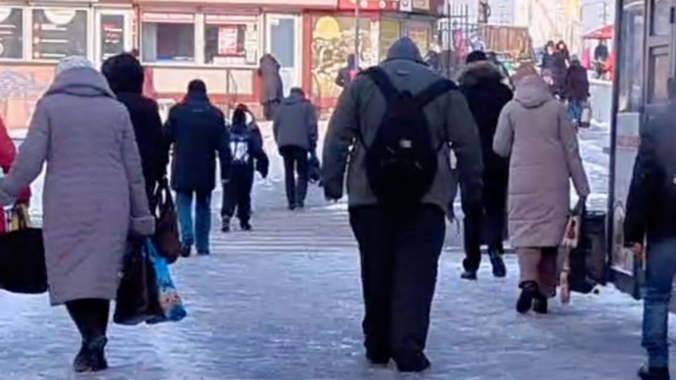 Киев на льду, пробки и проблемы