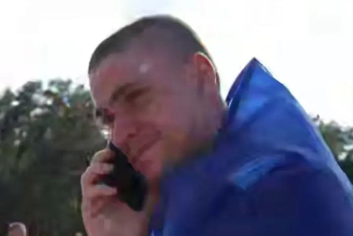 Lubiniec pokazał pierwsze emocje wolnych z niewoli: łzy i telefony do domu