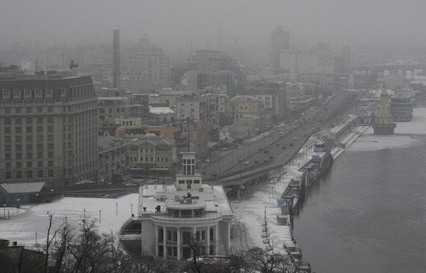 Гололедица на дорогах Украины