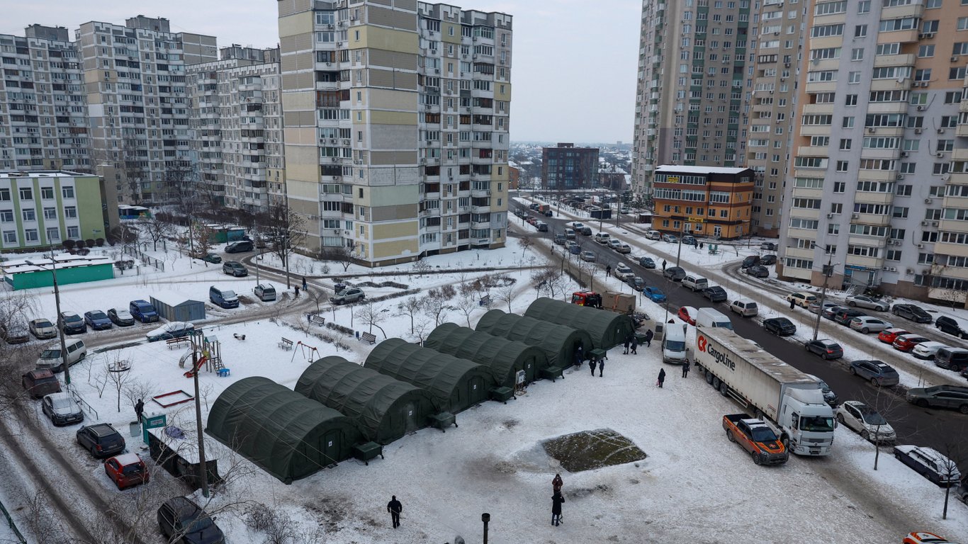 Пункт обогрева для жителей без отопления