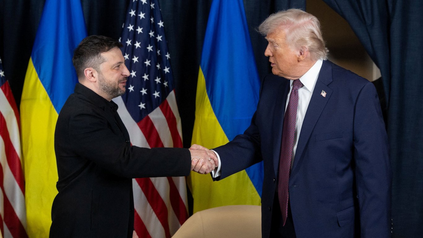Зеленський і Трамп на зустрічі