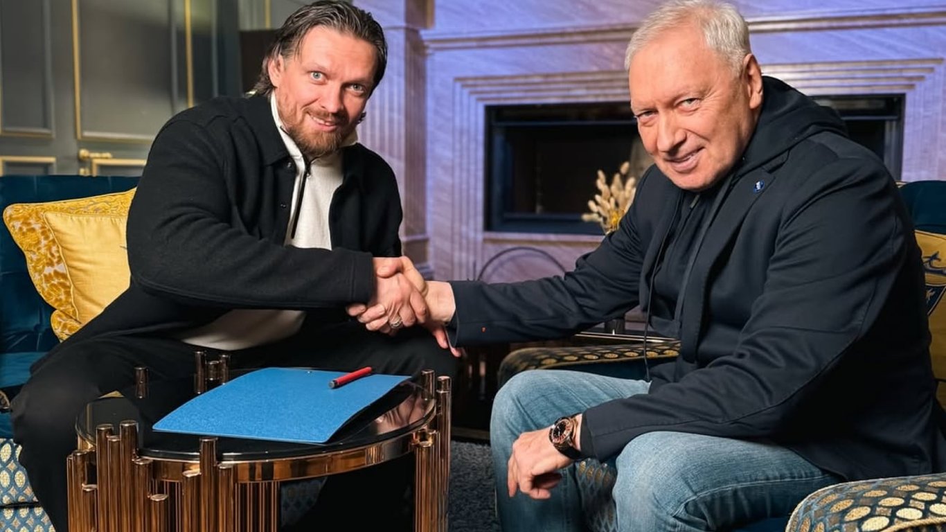 Усик віцепрезидент футбольного клубу Полісся