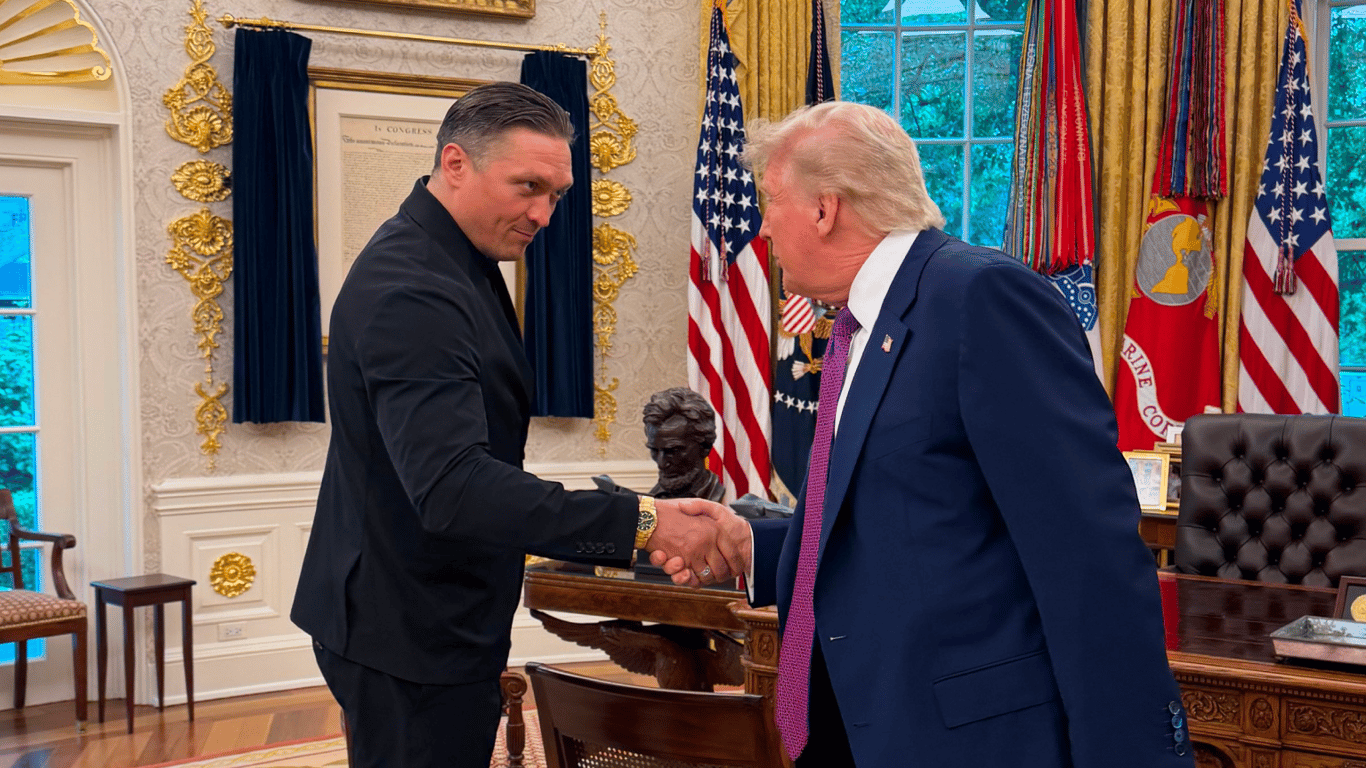 Boxweltmeister Usyk im Weißen Haus: Treffen mit Trump im Oval Office