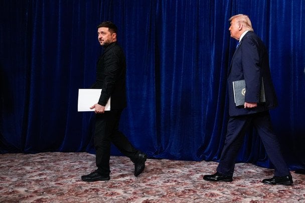 Зеленський і Трамп на зустрічі