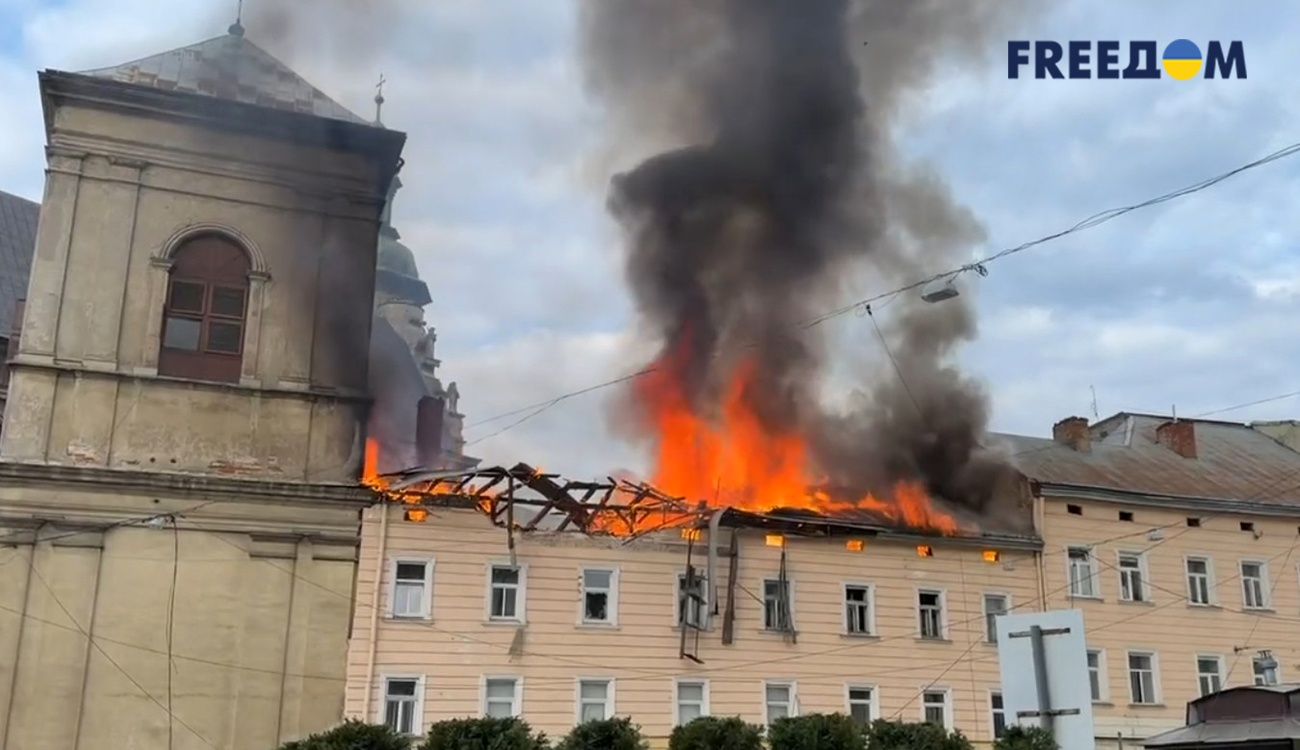 Львів після атаки дронів