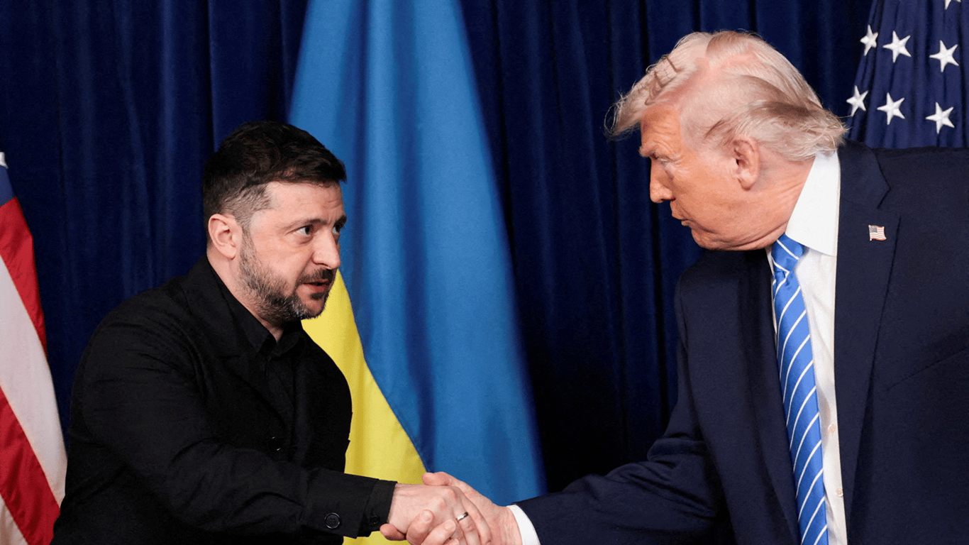 Трамп та Зеленський на переговорах