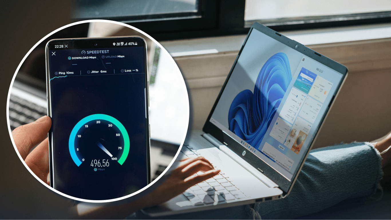 Windows 11 zyskuje wbudowany miernik prędkości łącza internetowego