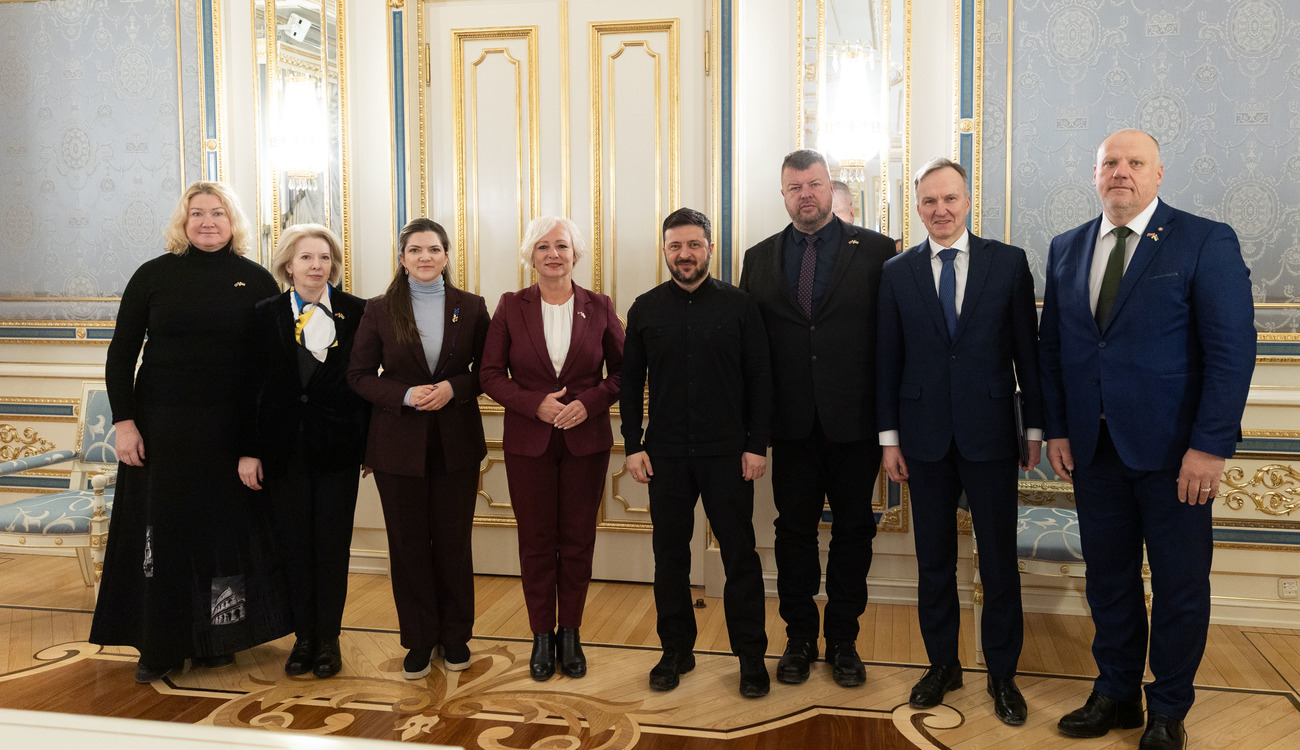 Зеленський і латвійський спікер обговорюють мир