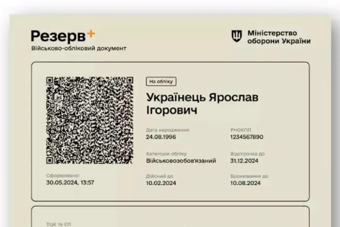 Міноборони тестує повістки з QR-кодом