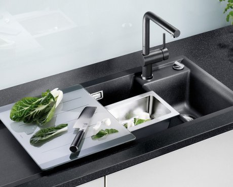 Granite sinks - odorless and noiseless alternative