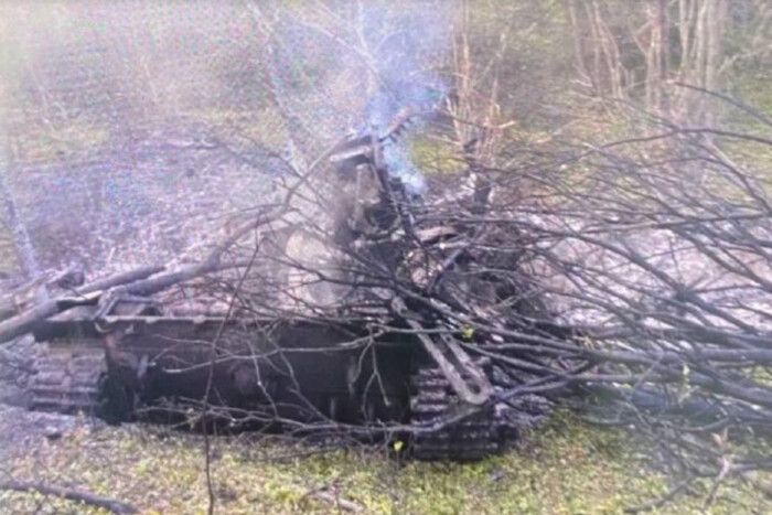 RF helicopter fired at a column in Kursk region