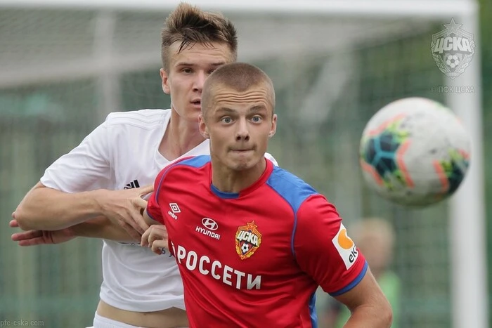 Football player of the Russian youth team