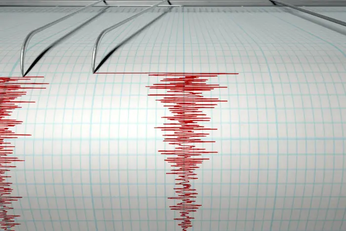 Damaged buildings after earthquake in Dnipropetrovsk region