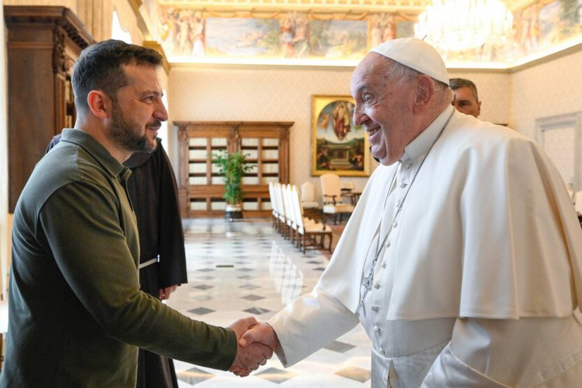 Meeting of Zelensky with the Pontiff in Vatican