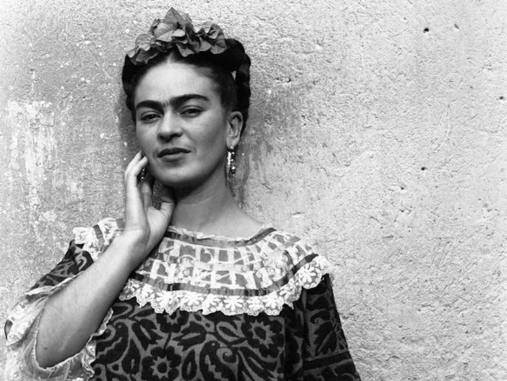 Frida Kahlo's works at the exhibition