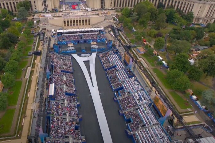 Opening ceremony of the Olympic Games in Paris