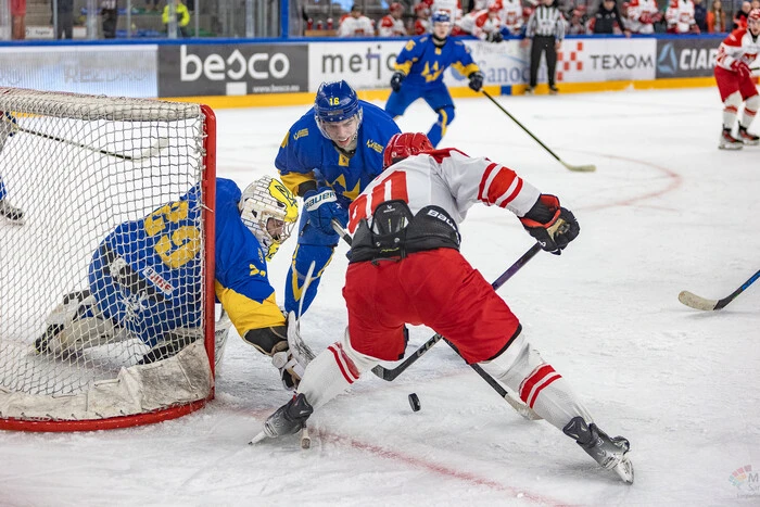 Die ukrainische Nationalmannschaft im Eishockey besiegte Polen im zweiten Vorbereitungsspiel zur Weltmeisterschaft 2025