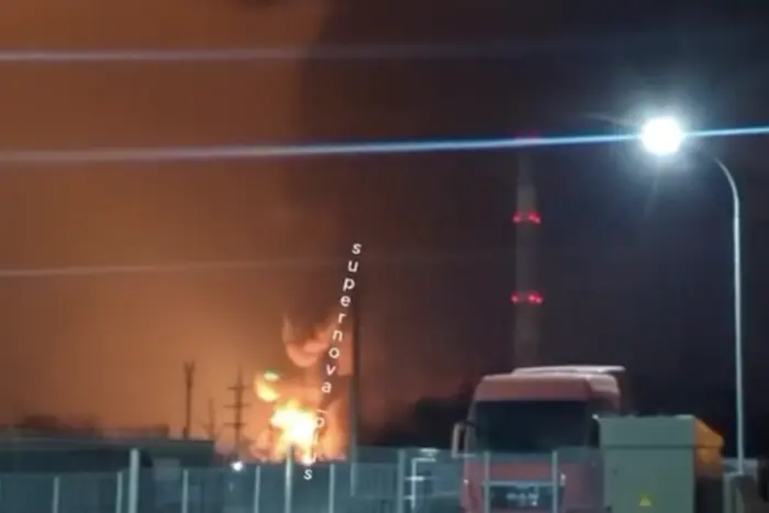 Image of the largest oil refinery in Russia