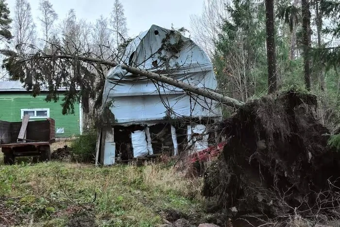 Ураган в Фінляндії - руйнування і без електрики