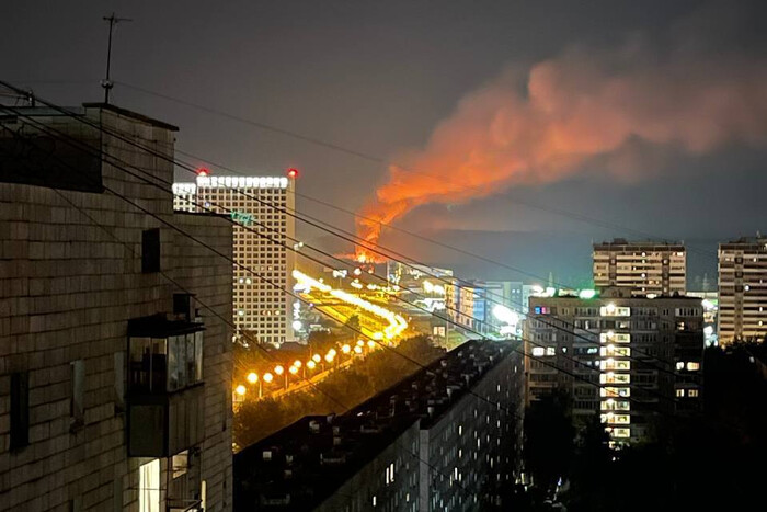 Сильный пожар в Екатеринбурге