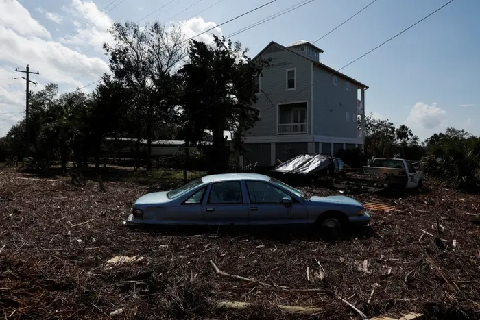 Victims of hurricane in USA