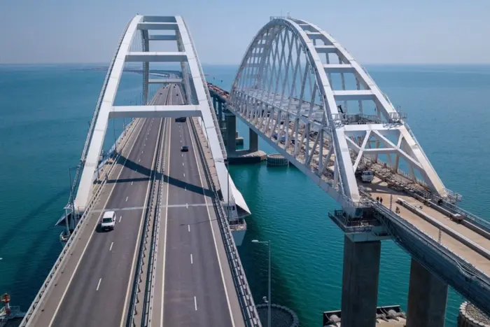 Military-naval forces protect the Crimean Bridge