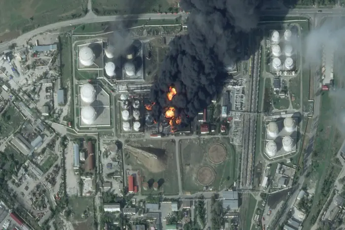 Scope of the strike by the Armed Forces of Ukraine on the oil depot