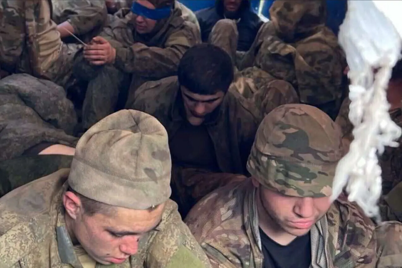 Zelensky addressing the military during his speech