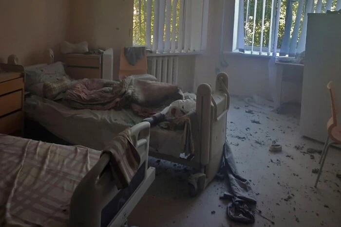 Explosion in a hospital ward in Zaporizhzhia