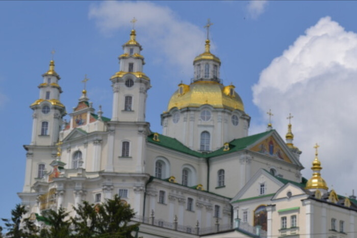 Illegal construction of the Moscow church on the territory of the Pochaiv Lavra