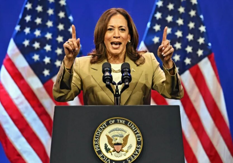 Kamala Harris is increasing her ratings