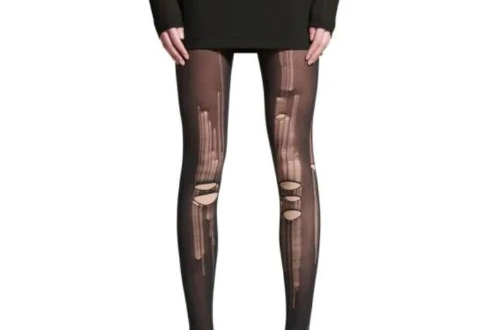 Torn tights by Fashion House costing nearly $1.5K