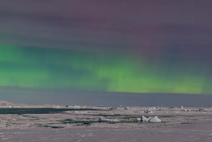 Strange phenomenon above Antarctica: photo