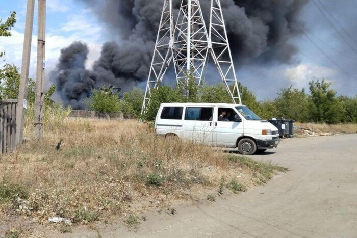 Fire at Russian military base