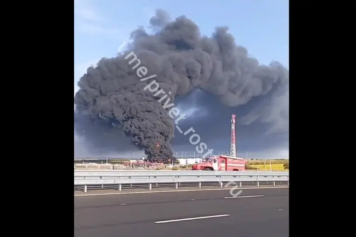 Attacked oil refinery supplied fuel to the occupiers