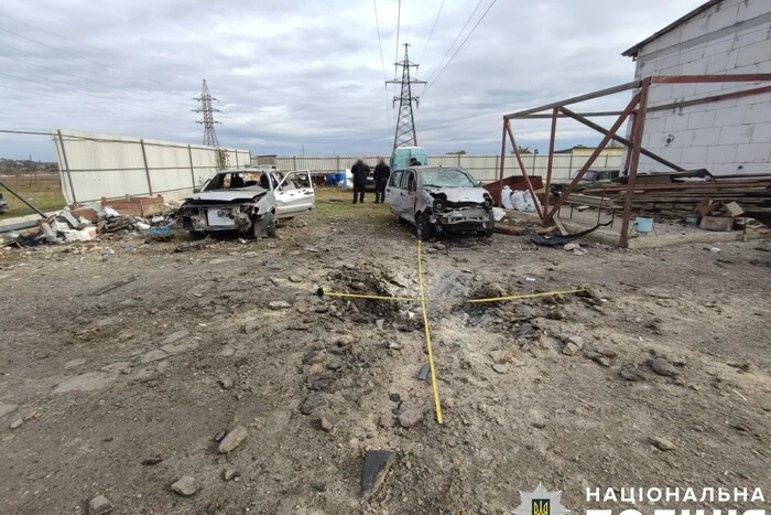 Injured and damaged houses in Kherson region