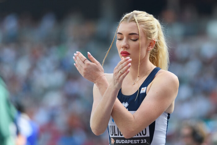 Russian athlete's reaction to Maguchikh