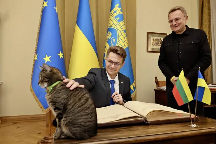 Der litauische Gesundheitsminister traf den Katzenbürgermeister von Lwiw (Foto)