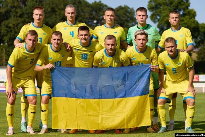 Ukraine's football team at the Olympics