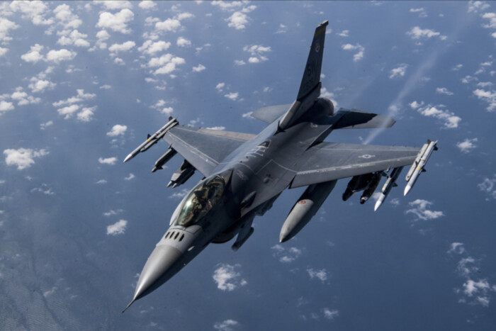 F-16 at an airbase in Ukraine