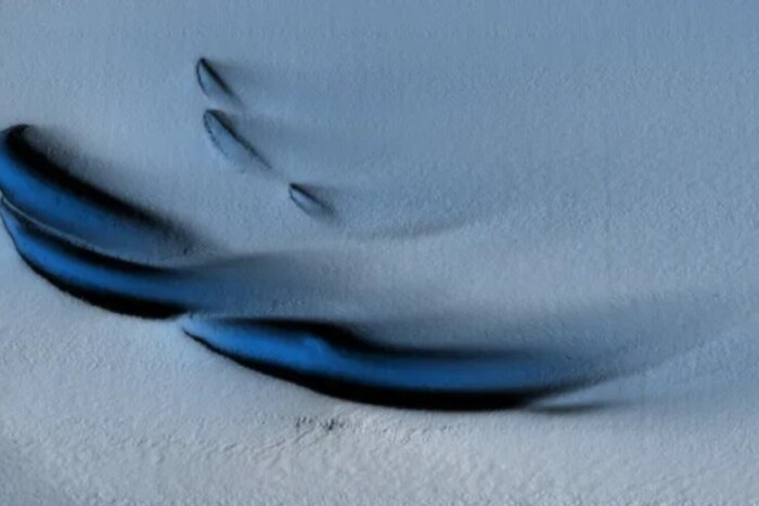 Strange patterns under Antarctic ice