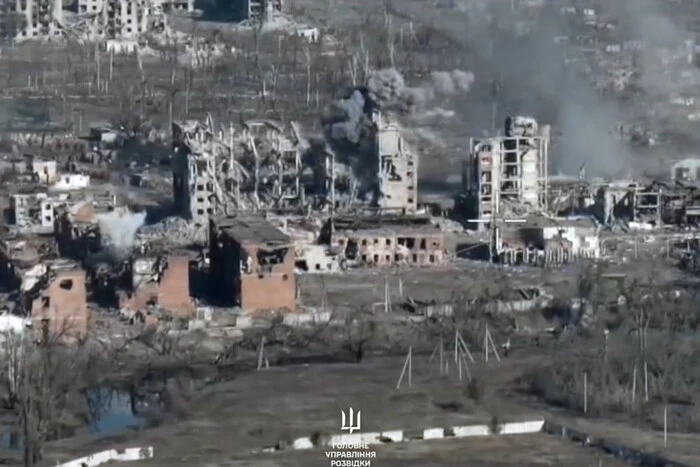 Crime scene at the factory in Vovchansk