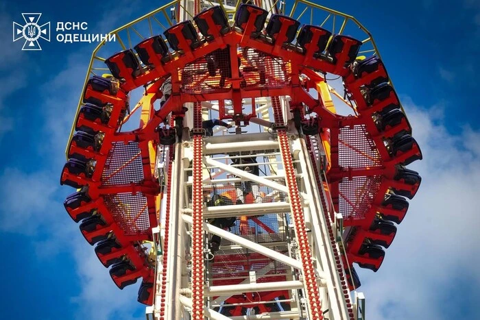 Children stuck on the ride