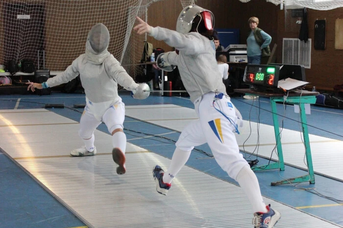 Odessa fencers on podium