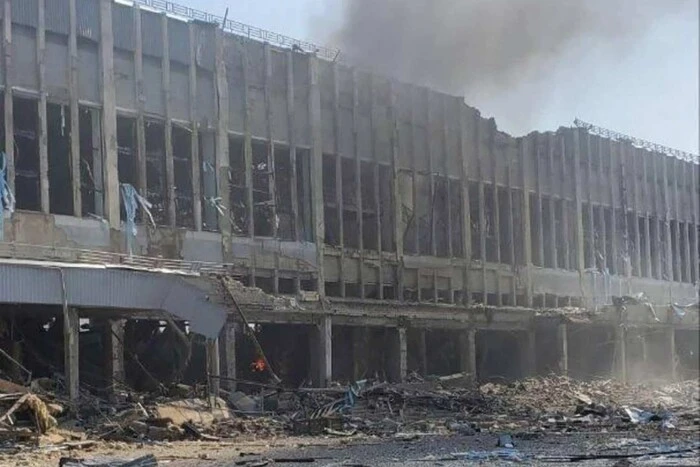 Destruction of 'Palace of Sports' in Kharkiv