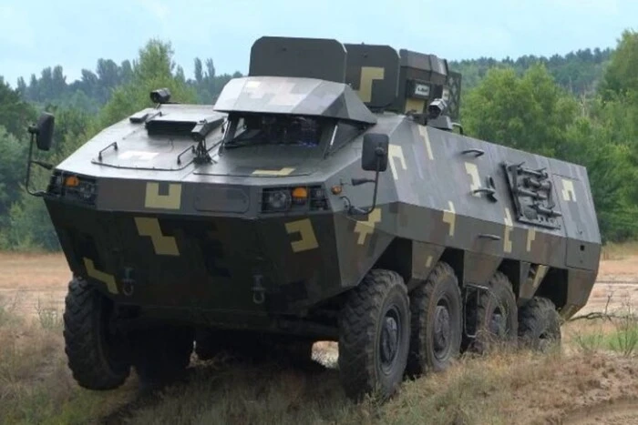 Ukrainian military's Khvorunzhiy armored transporter