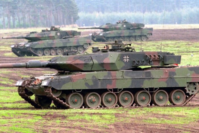 Leopard tanks, drones and ammunition