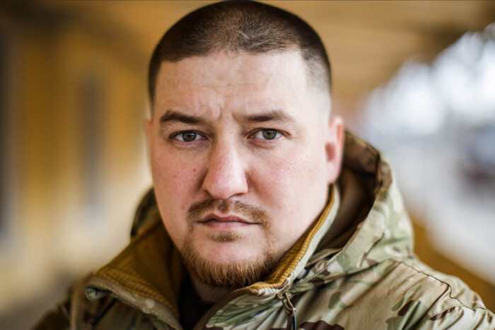 Photo of the Commander 80th Separate Assault Brigade Ishkulov