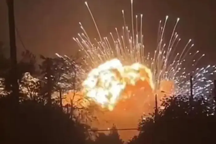 Russian ammunition destroyed in Ukraine