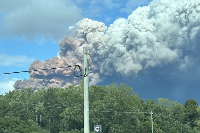 Fire at chemical plant in the United States